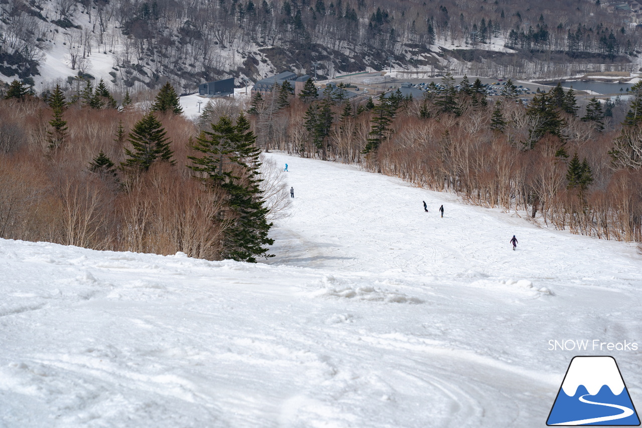 キロロリゾート｜寒波到来で、雪解けはひと休み。滑走距離2,000ｍ級のロングコースを楽しみましょう(^_-)-☆